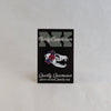 NerdyKeppie Proud to the Bone Fox Skull Pride Enamel Pins. A fox skull pride enamel pin for our Proud to the Bone project, wearing an adorable crown of flowers!