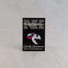 NerdyKeppie Proud to the Bone Otter Skull Pride Enamel Pins. An otter skull pride enamel pin for our Proud to the Bone project, wearing an adorable crown of flowers!