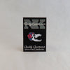 NerdyKeppie Proud to the Bone Wolf Skull Pride Enamel Pins. A wolf skull pride enamel pin for our Proud to the Bone project, wearing an adorable crown of flowers!