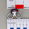 NerdyKeppie Proud to the Bone Wooly Mammoth Skull Pride Enamel Pins. A Wooly Mammoth skull pride enamel pin for our Proud to the Bone project. This prehistoric pin is wearing an adorable crown of flowers!