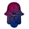 NerdyKeppie Hamsa Pride Acrylic Earrings. Our acrylic gay pride Hamsa earrings have hypoallergenic steel hooks. These comfortable earrings are a great gay pride gift and ship from Portland, Oregon.