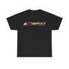 NerdyKeppie "Accomplice" Cotton Progress Pride Tee Shirt. A unisex cotton tee shirt with an "Accomplice" design on it in rainbow pride colors. This gay pride tee shirt has a classic fit.