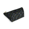 NerdyKeppie Braille Gay Men's Pride Zipper Pouch with T-Bottom. A zippered accessory/makeup bag featuring a t-bottom and a Braille pattern in [FLAG] pride colors. This pride zipper pouch is fully lined and comes in two sizes.