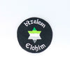 NerdyKeppie's "B'tzelem Elohim" Star of David Embroidered Pride Patch are stitched on black duck cloth and backed by sturdy vinyl fuse.
