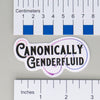 NerdyKeppie Canonical Identity Stickers. Our NerdyKeppie Canonical Identity Stickers feature your choice of identity in the appropriate pride flag colors. These canonical identity stickers ship from Portland, Oregon.