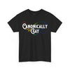 NerdyKeppie "Canonically Gay" Cotton Rainbow Gay Pride Tee Shirt. A unisex cotton tee shirt with a "Canonically Gay" design on it in rainbow pride colors. This gay pride tee shirt has a classic fit.