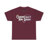 NerdyKeppie "Canonically Non-Binary" Cotton Non-Binary Pride Tee Shirt. A unisex cotton tee shirt with a "Canonically Non-Binary" design on it in non-binary pride colors. This non-binary pride tee shirt has a classic fit.