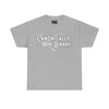 NerdyKeppie "Canonically Non-Binary" Cotton Non-Binary Pride Tee Shirt. A unisex cotton tee shirt with a "Canonically Non-Binary" design on it in non-binary pride colors. This non-binary pride tee shirt has a classic fit.