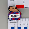 NerdyKeppie Capybara Enamel Bi Pride Pronoun Pins. Our enamel pin features an adorable capybara, a paper scroll with six different pronoun choices, and flowers in bisexual pride colors. This pride pin ships from Portland, Oregon.