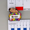 NerdyKeppie Capybara Enamel Lesbian Pride Pronoun Pins. Our enamel pin features an adorable capybara, a paper scroll with four different pronoun choices, and flowers in lesbian pride colors. This pride pin ships from Portland, Oregon.