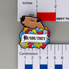 NerdyKeppie Capybara Enamel Pan Pride Pronoun Pins. Our enamel pin features an adorable capybara, a paper scroll with six different pronoun choices, and flowers in pansexual pride colors. This pride pin ships from Portland, Oregon.