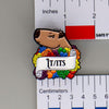 NerdyKeppie Capybara Enamel Rainbow Gay Pride Pronoun Pins. Our enamel pin features an adorable capybara, a paper scroll with nine different pronoun choices, and flowers in rainbow gay pride colors. This pride pin ships from Portland, Oregon.