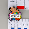 NerdyKeppie Capybara Enamel Spirit of '77 Pride Pronoun Pins. Our enamel pin features an adorable capybara, a paper scroll with six different pronoun choices, and flowers in Spirit of '77 pride colors. This pride pin ships from Portland, Oregon.