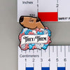 NerdyKeppie Capybara Enamel Trans Pride Pronoun Pins. Our enamel pin features an adorable capybara, a paper scroll with eight different pronoun choices, and flowers in transgender pride colors. This pride pin ships from Portland, Oregon.