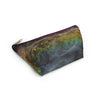 NerdyKeppie Carina Nebula Pan Pride Zipper Pouch with T-Bottom. A zippered accessory/makeup bag featuring a t-bottom and a [PATTERN] pattern in pansexual pride colors. This pan pride zipper pouch is fully lined and comes in two sizes.