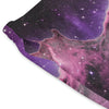 NerdyKeppie Carina Nebula Queer Pride Swim Trunks With Pockets With Pockets. A pair of swim trunks featuring a Carina Nebula design in queer pride colors. These queer pride swim trunks are machine washable.