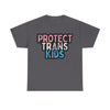 NerdyKeppie Protect Trans Kids Cotton Trans Pride Tee Shirt. 