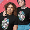 NerdyKeppie "Come And Take It" Unisex Cotton Trans Pride Tee Shirt. 