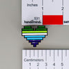 NerdyKeppie Console Pride 8-Bit Heart Pride Enamel Pins. Adorable pride enamel pins in the shape of 8-bit hearts like video game sprites. Show your pride!