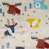 A NerdyKeppie Cute Forest Friends Flannel Heat & Cold Pack. A microwaveable heat and cold pack featuring a cute animal-themed design, great gift for friends with, you know, achy joints and stuff.