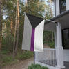 NerdyKeppie Demisexual Pride Flag (Indoor/Outdoor). A Demisexual Pride flag made from durable, weather-resistant poly canvas: this Pride celebration flag makes a great home decoration or casual cape!