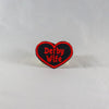 NerdyKeppie's Derby Wife BONEYARD "Derby Husband / Wife / Widow" Embroidered Roller Derby Patch are stitched on black duck cloth and backed by sturdy vinyl fuse.