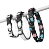 NerdyKeppie BONEYARD Dog Paws Trans Pride Pet Collar - Size Large. 