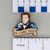 NerdyKeppie Dr. James Barry Historically Queer Enamel Pride Pin. Our NerdyKeppie Historically Queer Pride enamel pin features Dr. James Barry surrounded by flowers in your choice of transgender, gay men's / MLM, or rainbow gay pride colors. This pride pin ships from Portland, Oregon.