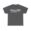NerdyKeppie "Error 404 Gender Not Found" Cotton Genderqueer Pride Tee Shirt. A unisex cotton tee shirt with an "Error 404 Gender Not Found" design on it in genderqueer pride colors. This genderqueer pride tee shirt has a classic fit.