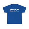 NerdyKeppie "Error 404 Gender Not Found" Cotton Trans Pride Tee Shirt. A unisex cotton tee shirt with an "Error 404 Gender Not Found" design on it in transgender pride colors. This trans pride tee shirt has a classic fit.
