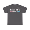 NerdyKeppie "Error 404 Gender Not Found" Cotton Trans Pride Tee Shirt. A unisex cotton tee shirt with an "Error 404 Gender Not Found" design on it in transgender pride colors. This trans pride tee shirt has a classic fit.
