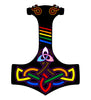NerdyKeppie Faith & Pride Mjolnir Enamel Pins. A Mjolnir knotwork design for our Faith & Pride enamel pins collection, available in a wide variety of pride flag designs!
