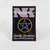 NerdyKeppie Faith & Pride Pentacle Enamel Pin. A Pentacle design for our Faith & Pride enamel pins collection, available in a wide variety of pride flag designs!