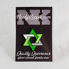 NerdyKeppie Faith & Pride Star of David Enamel Pin. A Star of David design for our Faith & Pride enamel pins collection, available in a wide variety of pride flag designs!