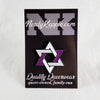 NerdyKeppie Faith & Pride Star of David Enamel Pin. A Star of David design for our Faith & Pride enamel pins collection, available in a wide variety of pride flag designs!
