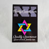 NerdyKeppie Faith & Pride Star of David Enamel Pin. A Star of David design for our Faith & Pride enamel pins collection, available in a wide variety of pride flag designs!