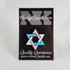 NerdyKeppie Faith & Pride Star of David Enamel Pin. A Star of David design for our Faith & Pride enamel pins collection, available in a wide variety of pride flag designs!