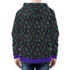 NerdyKeppie Faygele Little Bird Lightweight Gay Pride Zip Up Hoodie. A black hooded pride flag sweatshirt with zipper and two front pockets. This Spirit of '77 pride hoodie has a Faygele Little Bird design on its sleeves and inside its hood!.