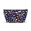 NerdyKeppie Fishies Genderfluid Pride Zipper Pouch with T-Bottom. A zippered accessory/makeup bag featuring a t-bottom and a Fishies pattern in genderfluid pride colors. This genderfluid pride zipper pouch is fully lined and comes in two sizes.