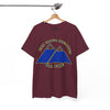 NerdyKeppie "Fix Your Hearts Or Die" Twin Mountain Peaks Unisex Cotton Tee Shirt. A unisex cotton tee shirt with "Fix Your Hearts Or Die" encircling twin mountain peaks. This unapologetic tee shirt has a classic fit.