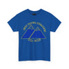 NerdyKeppie "Fix Your Hearts Or Die" Twin Mountain Peaks Unisex Cotton Tee Shirt. A unisex cotton tee shirt with "Fix Your Hearts Or Die" encircling twin mountain peaks. This unapologetic tee shirt has a classic fit.