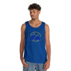 NerdyKeppie "Fix Your Hearts Or Die" Twin Mountain Peaks Unisex Tank Top - Pride Apparel for LGBTQ+ Supporters. A unisex cotton tank top with "Fix Your Hearts Or Die" encircling twin mountain peaks. This unapologetic tank top has a classic fit.