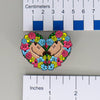 NerdyKeppie Floral Capybara Hearts Pride Enamel Pins. A Floral Capybara Hearts Pride Enamel Pin from our Keppiebara Kickstarter project.