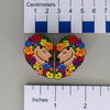 NerdyKeppie Floral Capybara Hearts Pride Enamel Pins. A Floral Capybara Hearts Pride Enamel Pin from our Keppiebara Kickstarter project.
