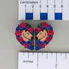 NerdyKeppie Floral Capybara Hearts Pride Enamel Pins. A Floral Capybara Hearts Pride Enamel Pin from our Keppiebara Kickstarter project.