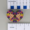 NerdyKeppie Floral Capybara Hearts Pride Enamel Pins. A Floral Capybara Hearts Pride Enamel Pin from our Keppiebara Kickstarter project.