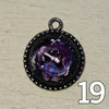 Galactic Resin Pendant Necklace - 1"