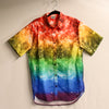 NerdyKeppie Galaxy Rainbow Gay Pride Dress Shirt - CLOSEOUT. 
