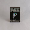 NerdyKeppie Proud to the Bone Crow Skull Pride Enamel Pins. A crow skull pride enamel pin for our Proud to the Bone project, wearing an adorable crown of flowers!