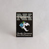 NerdyKeppie Proud to the Bone Tiger Skull Pride Enamel Pins. A tiger skull pride enamel pin for our Proud to the Bone project, wearing an adorable crown of flowers!
